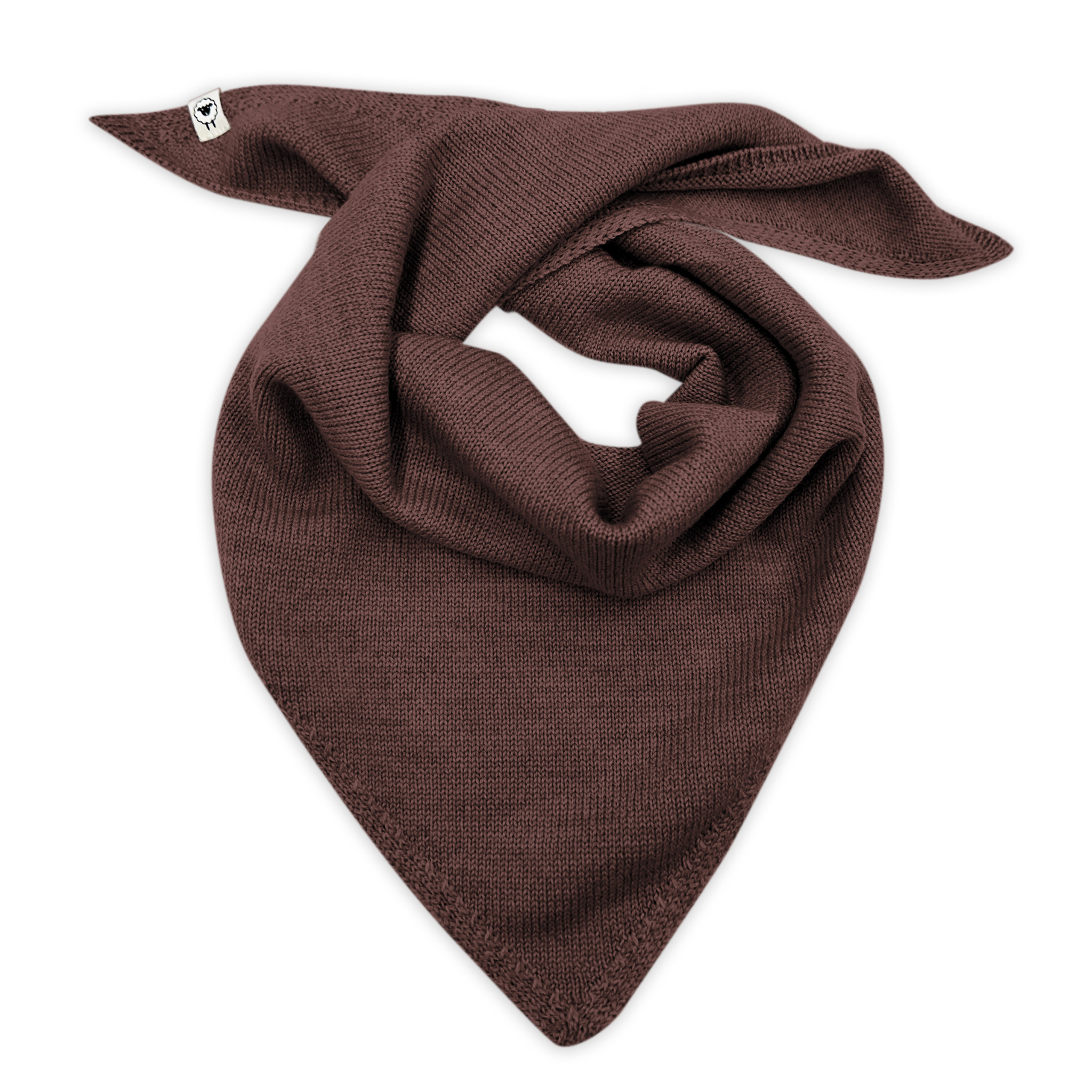 Dreieckstuch Elise in bordeaux