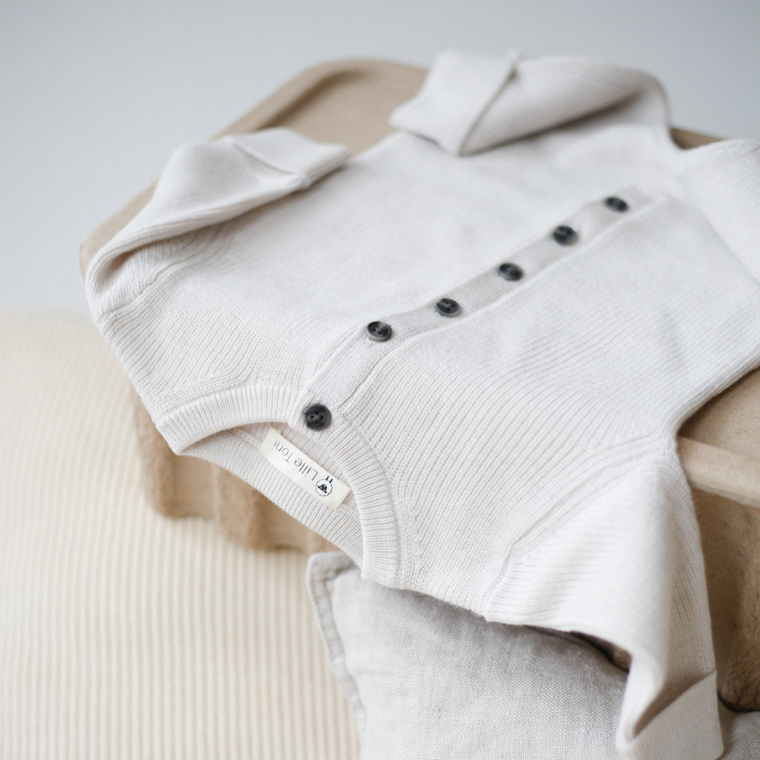 Strampler "Thea" in creme