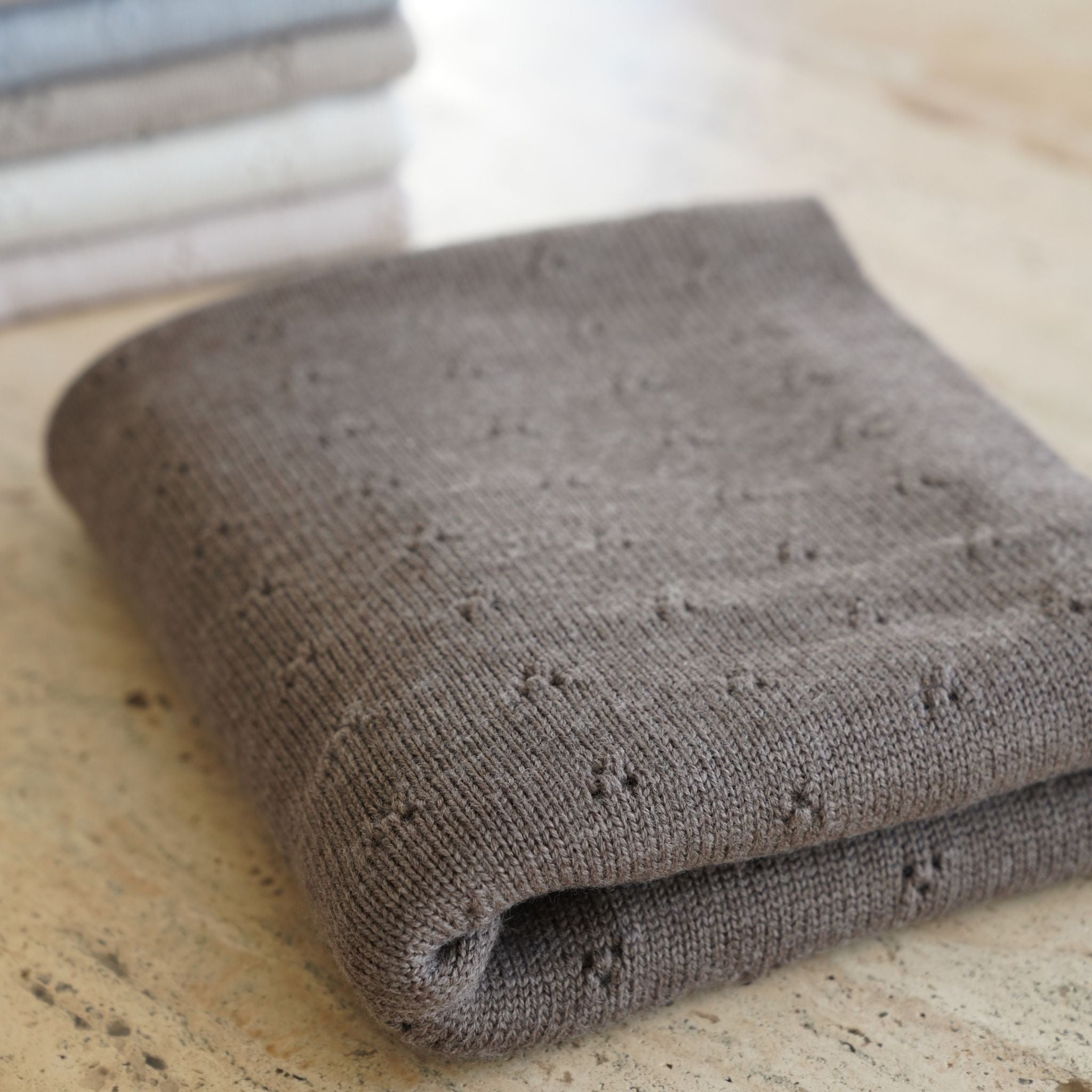 Kuscheldecke Ida in toffee