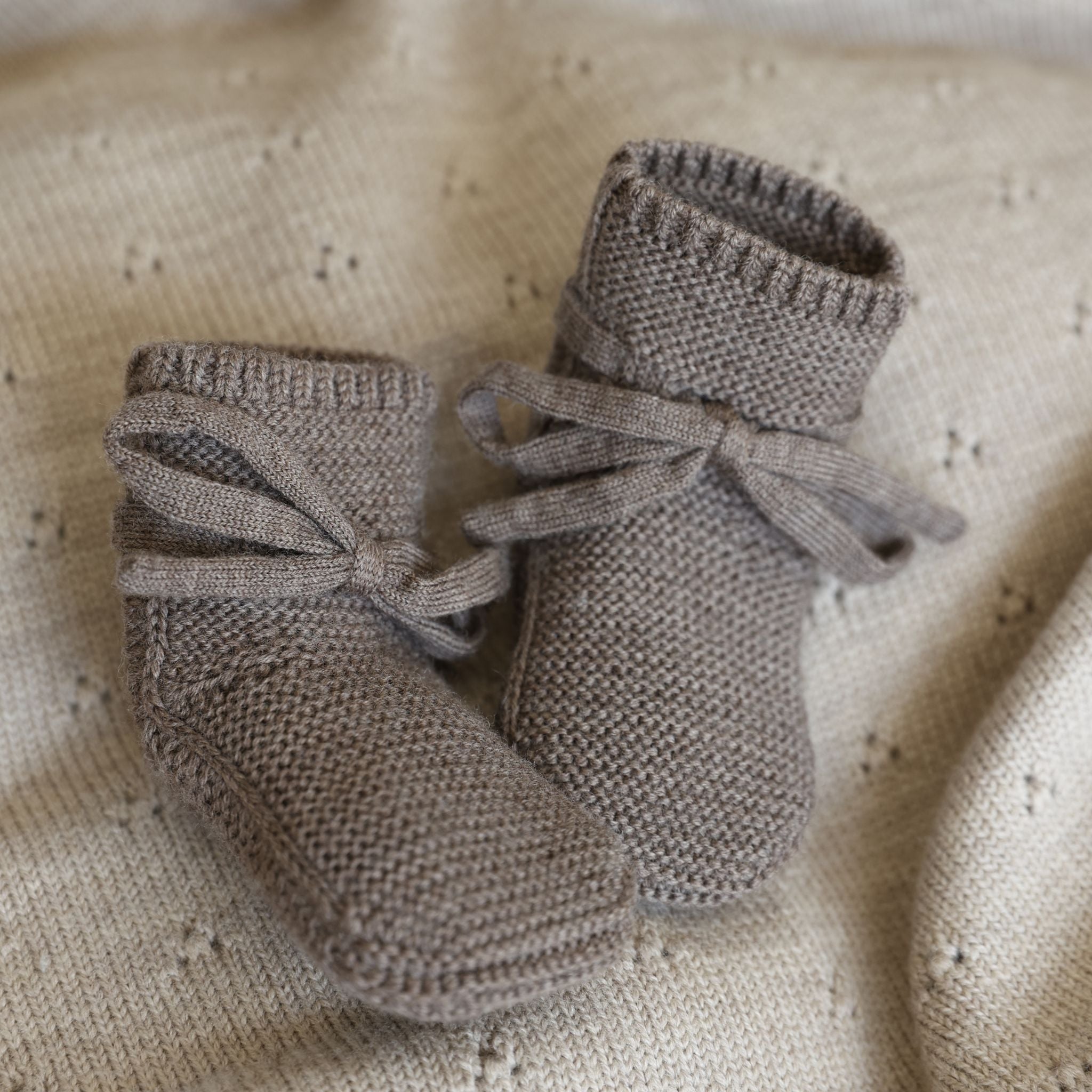 Babyschuhe "Toni" in toffee