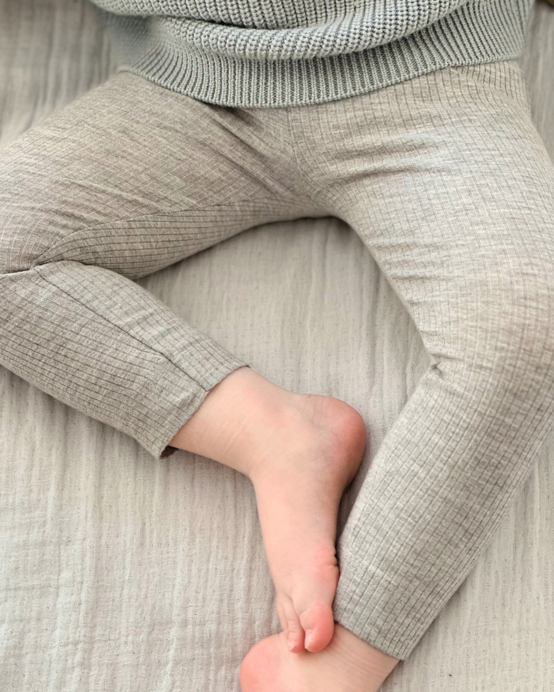 Leggings "Vinni" in grau melange