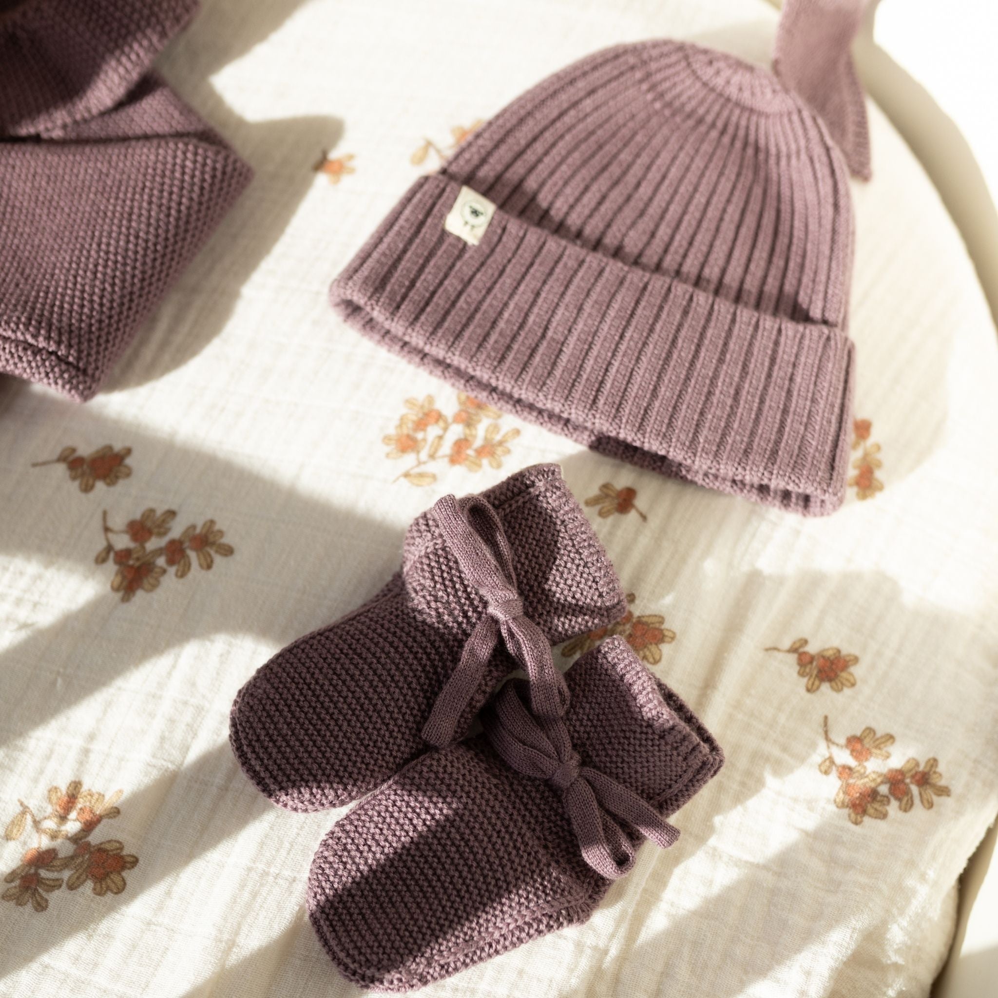 Babyschuhe Toni in mauve