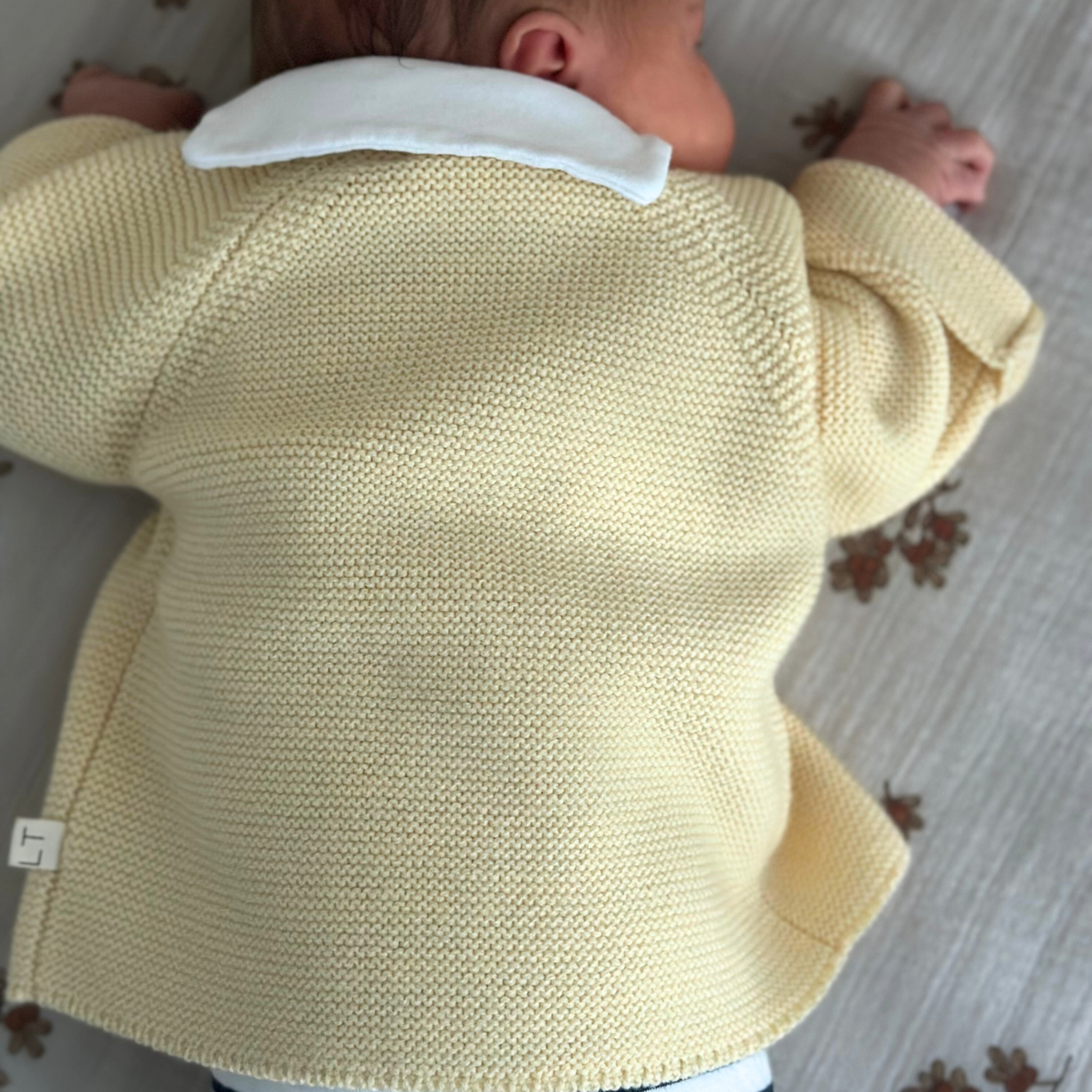 Cardigan "Emil" in buttermilk